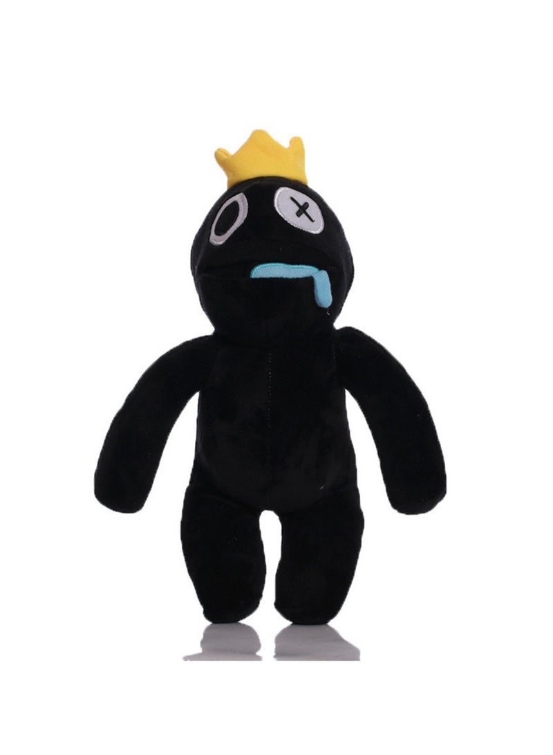 Cartoon New Anime Rainbow Partner Doll Plush Toy (Black Tongue Out) - Image 1